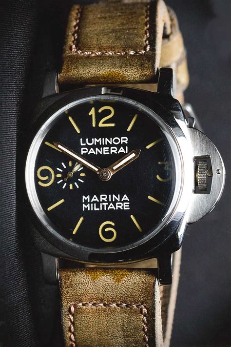 montre homme panerai|panerai marina militare skeleton watch.